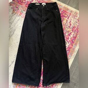 Universal Thread Black Wide-Leg Jeans